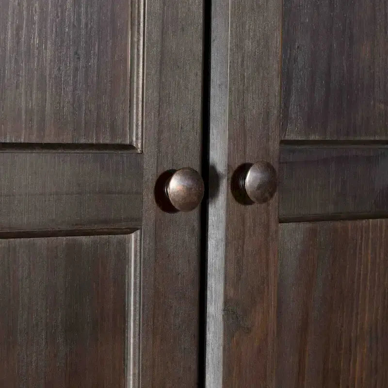 2-türiger Massivholzschrank - 41x72x22
