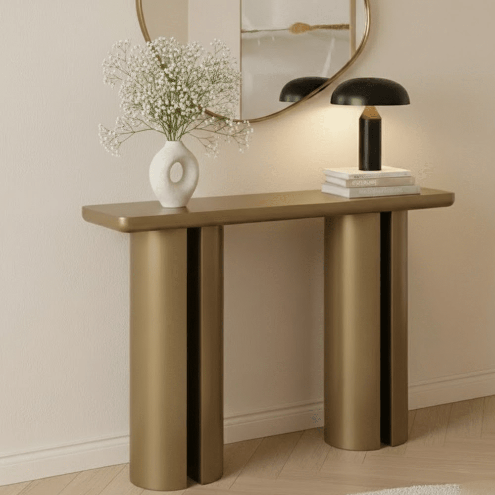 Konsole in Gold-Finish