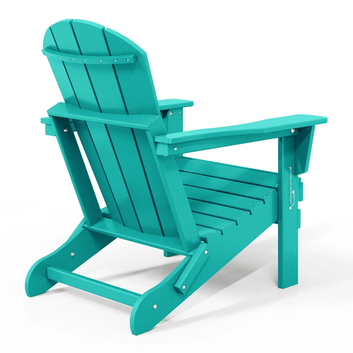 Polytrends Laguna Faltbarer Adirondack-Stuhl für den Außenbereich, wetterfest und lichtbeständig