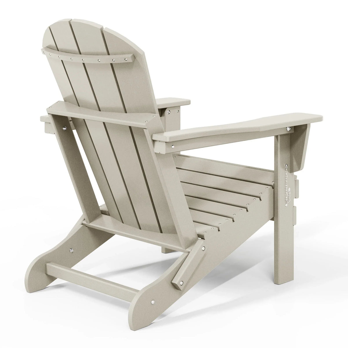 Polytrends Laguna Faltbarer Adirondack-Stuhl für den Außenbereich, wetterfest und lichtbeständig