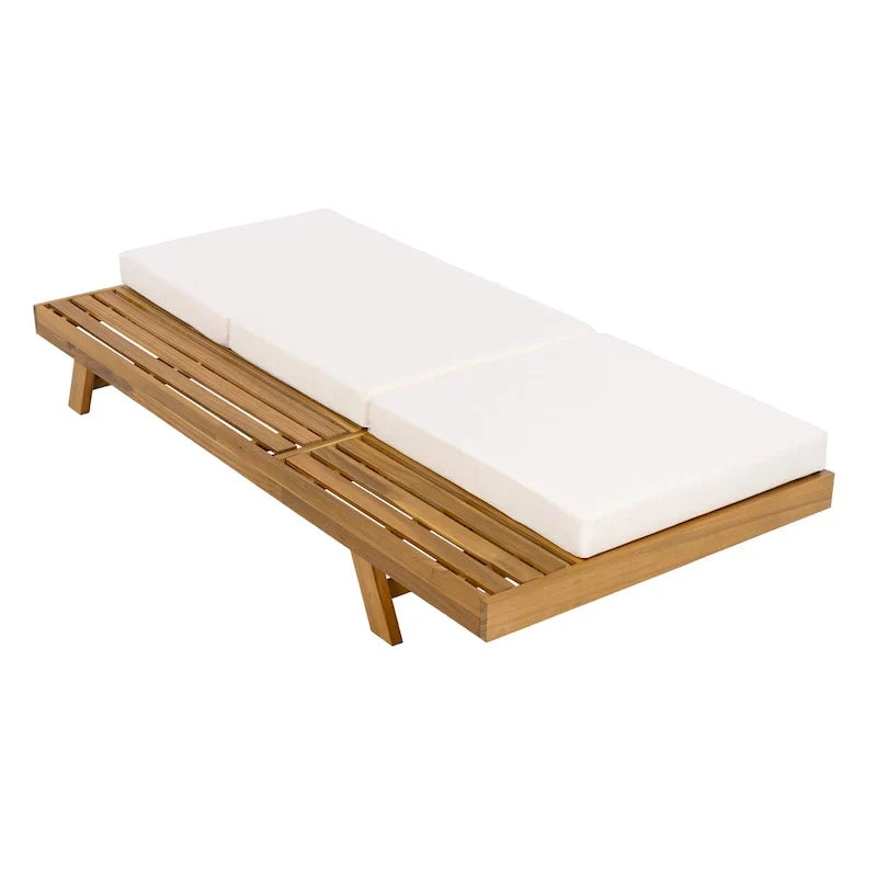 Christopher Knight Home - Michael Outdoor-Liegestuhl-Set aus Akazienholz, 2er-Pack