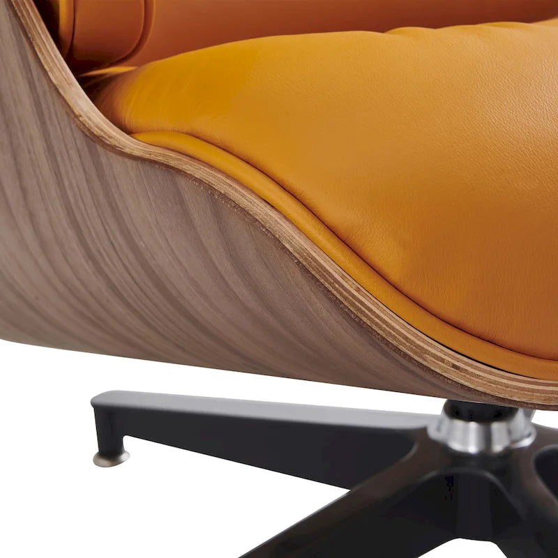 Mid Century Modern Leder Loungesessel Sessel Relaxsessel