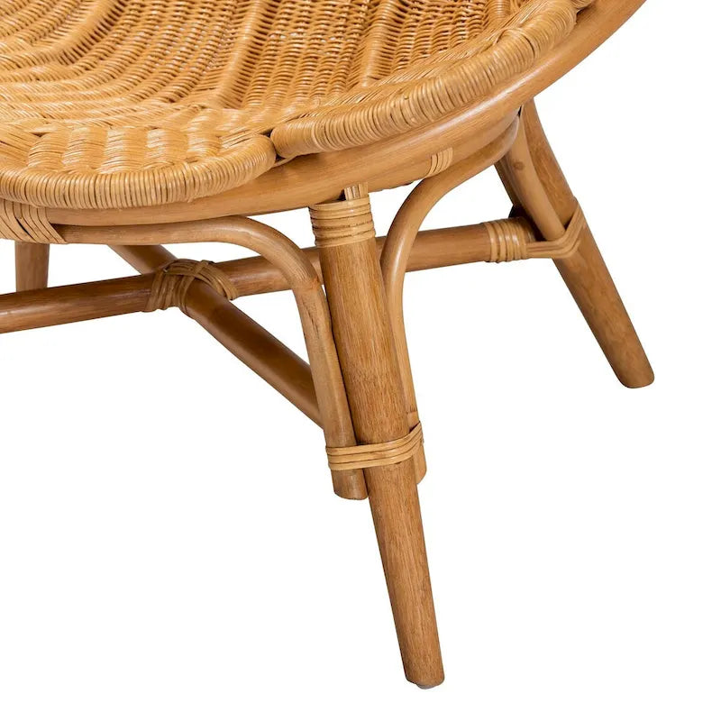 Blossom Bohemian Honig Rattan Akzent Blumensessel