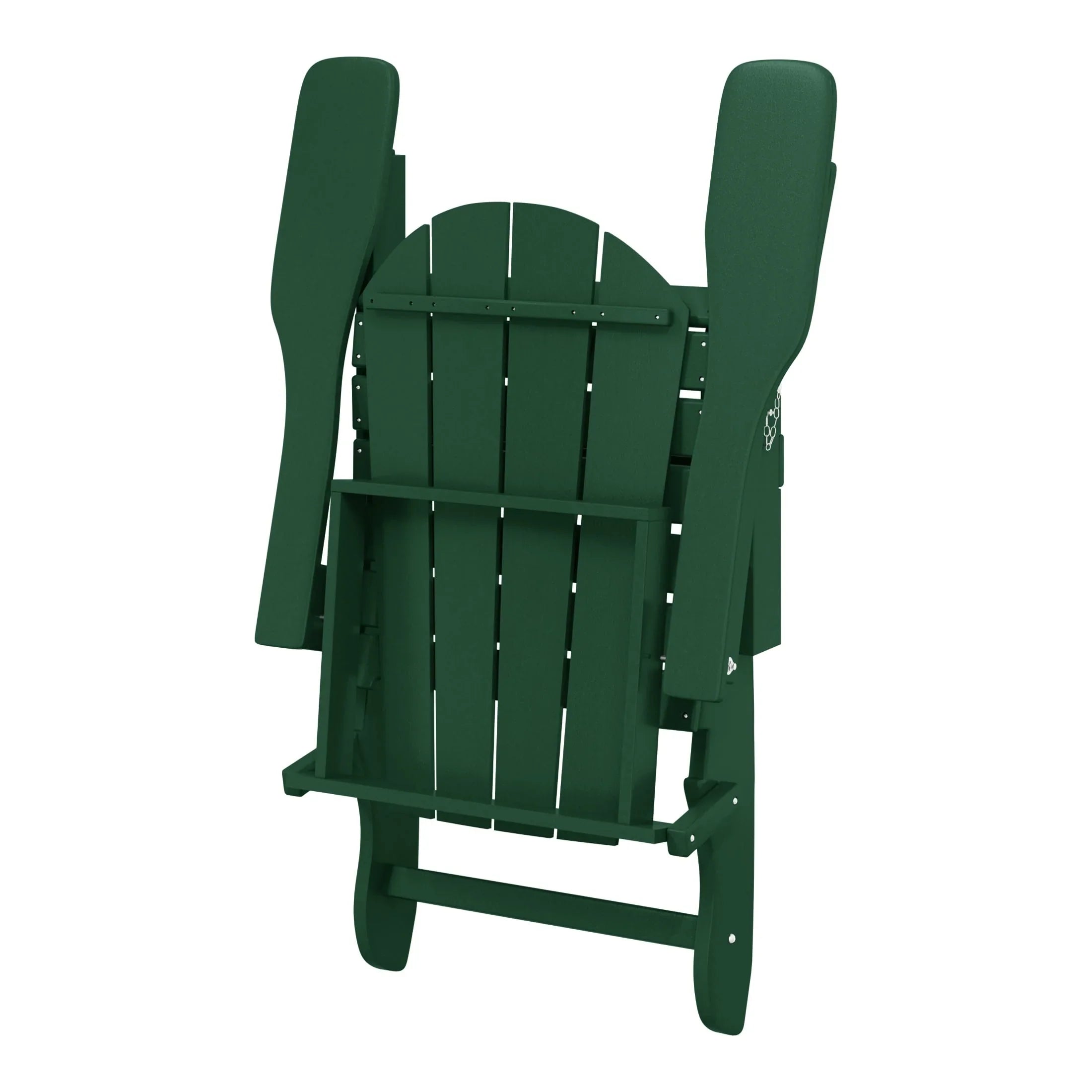 Polytrends Laguna Faltbarer Adirondack-Stuhl für den Außenbereich, wetterfest und lichtbeständig