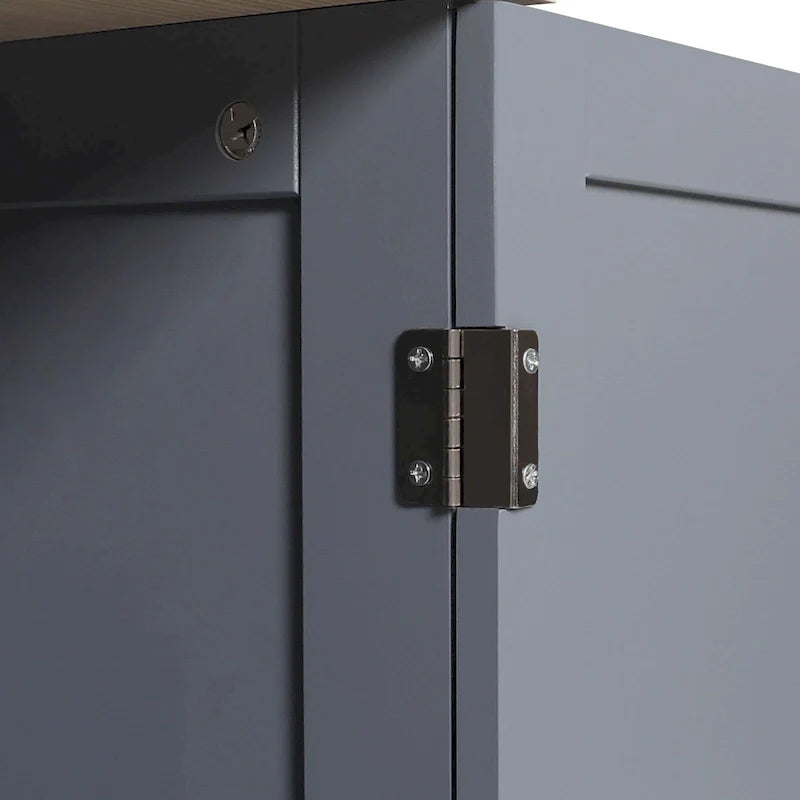 VEIKOUS Badezimmer-Bodenschrank mit 4 Schubladen