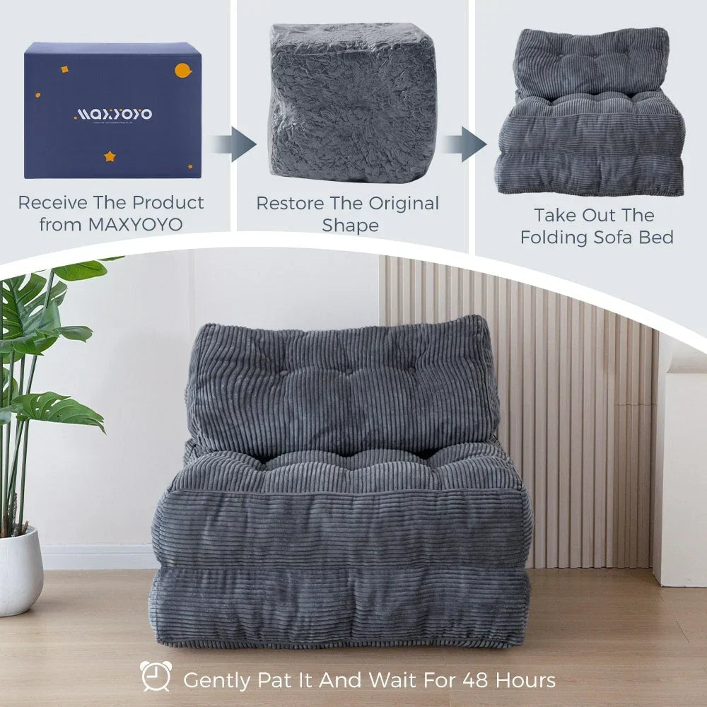 8 Kord-Klappsofa, Einzel