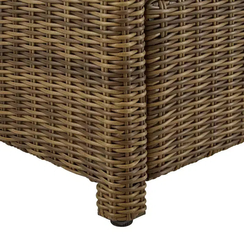 Bradenton 4-teiliges Outdoor Lounge-Set aus Korbgeflecht – Crosley
