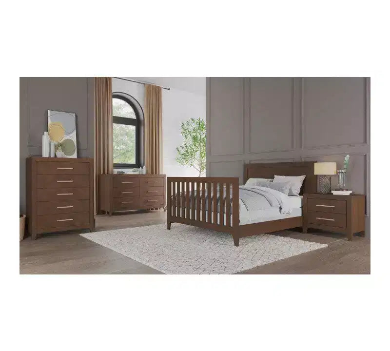 Child Craft Kieran Kinderbett, Doppelkommode und Wäscheschrank Set, 3-teilig, beinhaltet 4-in-1 umwandelbares Kinderbett, Kommode und Wäscheschrank