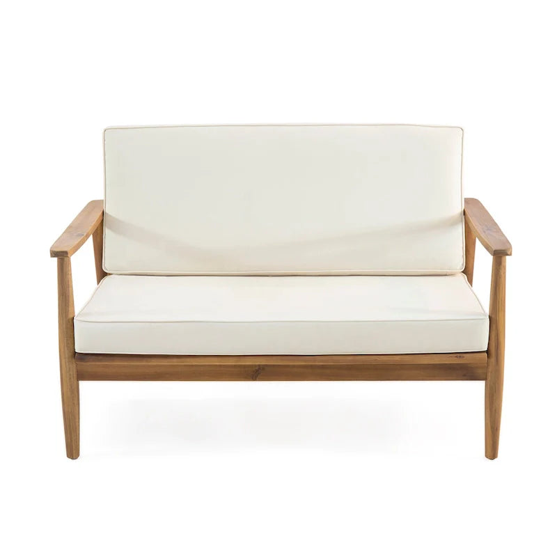 Willowbrook Outdoor Akazienholz 4-Sitzer Lounge-Set von Christopher Knight Home