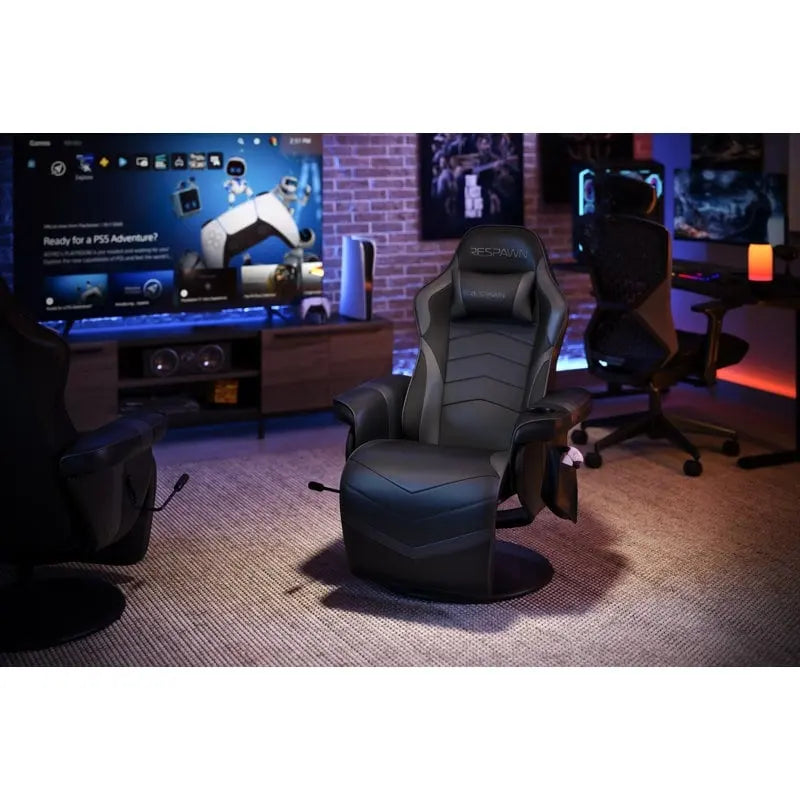 Gaming-Liegesessel – Gaming-Stuhl mit Liegefunktion und Fußstütze