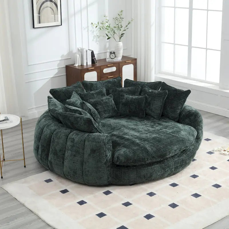 Bequemes Doppelschlafsofa, extra großes Schlafsofa mit Armlehnen