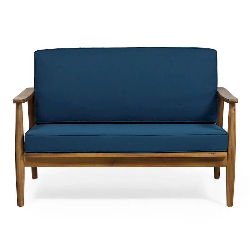 Willowbrook Outdoor Akazienholz 4-Sitzer Lounge-Set von Christopher Knight Home