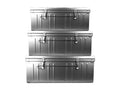 Set Malles Acier - Silberfarben