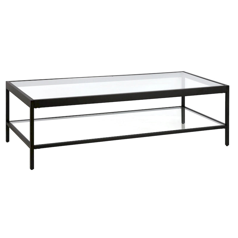 Alexis Couchtisch aus Metall und Glas