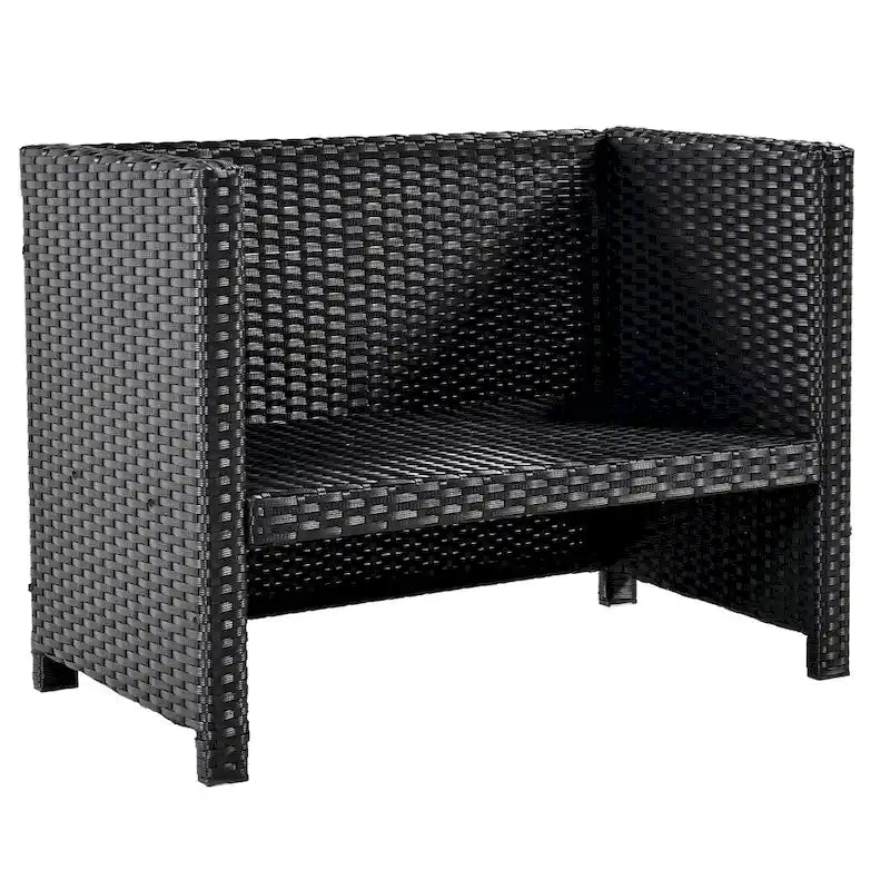 Spa-Umrandung Spa-Rahmen Quadratisches Outdoor-Rattan-Sofa-Set