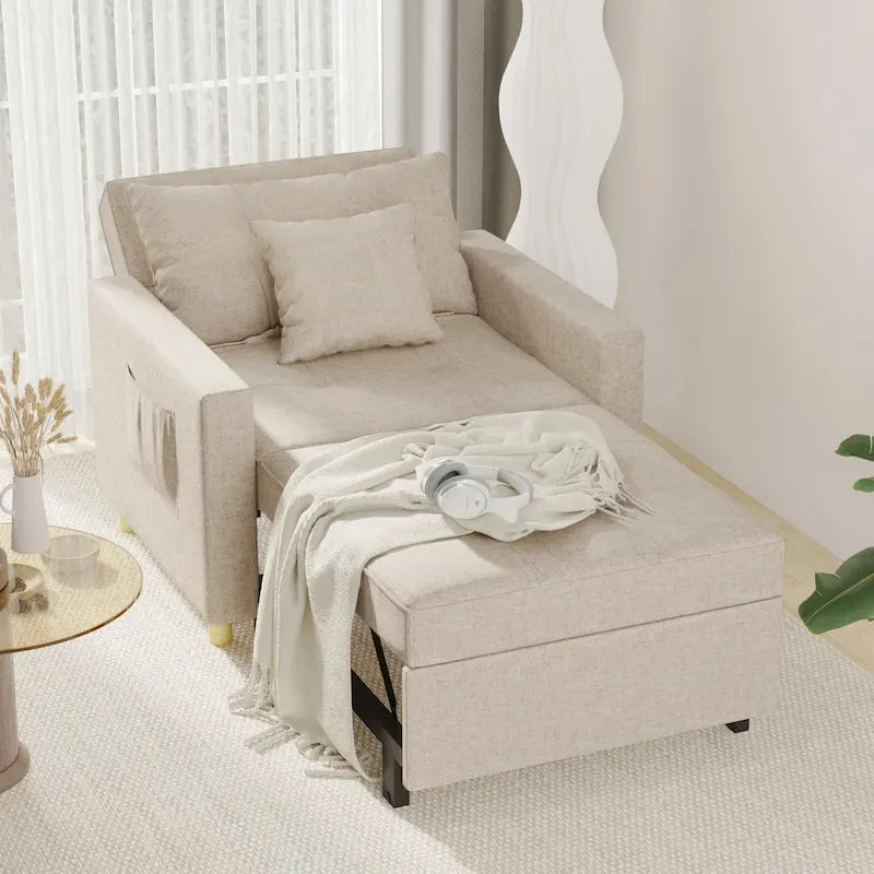 Verstellbares Schlafsofa, 3-in-1-Funktion, verschiedene Farben, für 1 Person