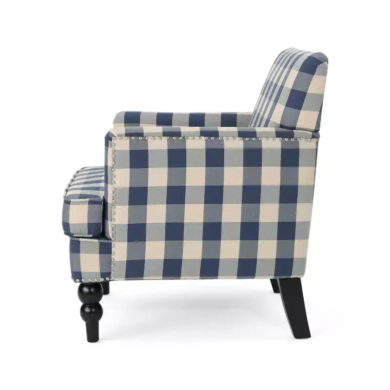 Christopher Knight Home Harrison Sessel mit Stoffbezug und Nagelbesatz