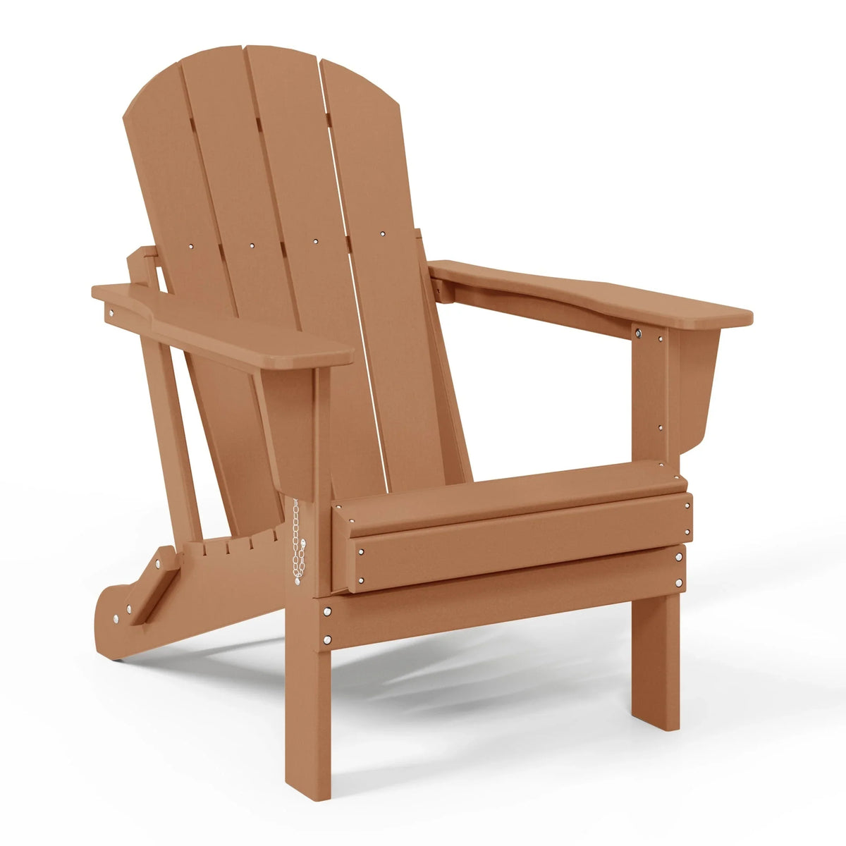 Polytrends Laguna Faltbarer Adirondack-Stuhl für den Außenbereich, wetterfest und lichtbeständig