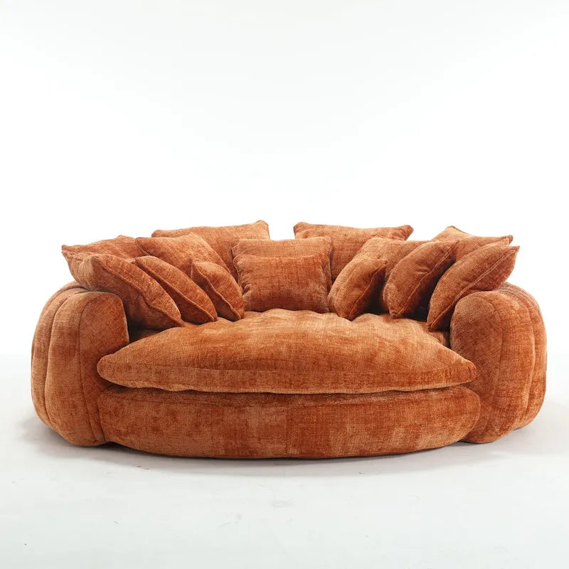 Bequemes Doppelschlafsofa, extra großes Schlafsofa mit Armlehnen