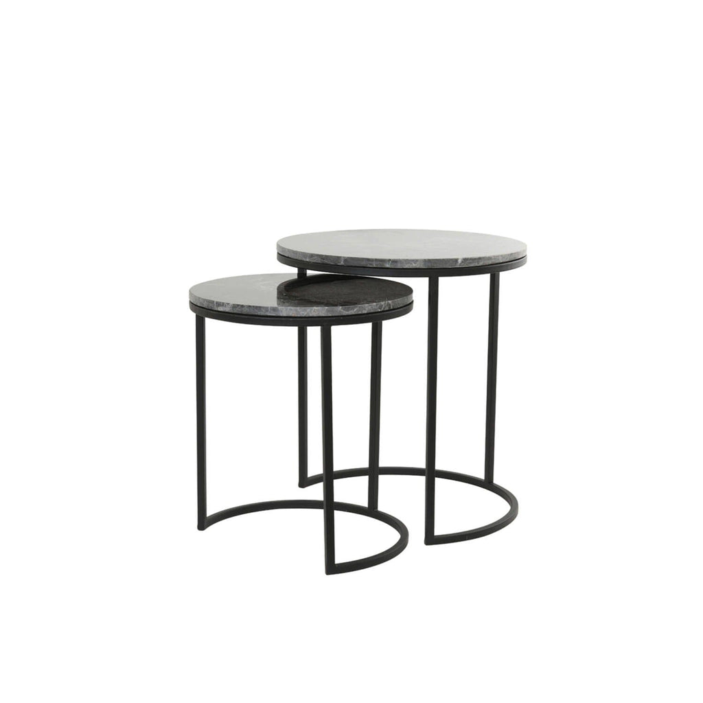 Beistelltische „Black Marble Nesting“