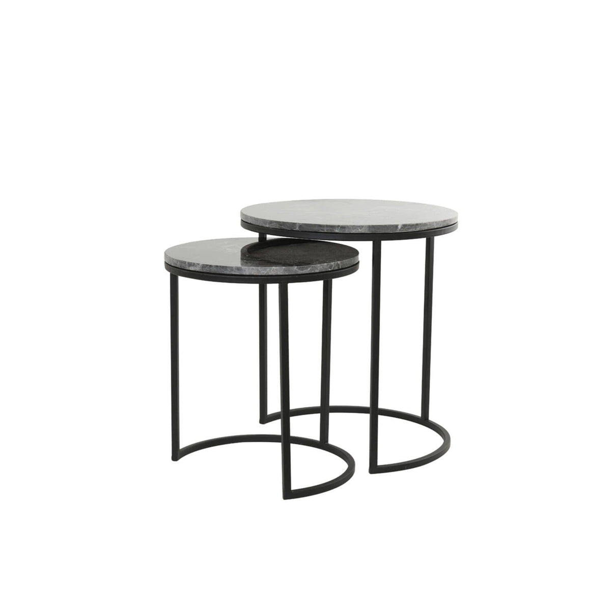 Beistelltische „Black Marble Nesting“