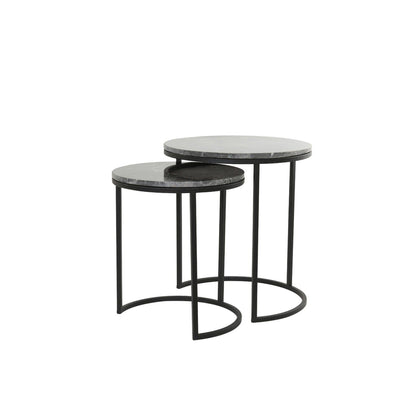 Beistelltische „Black Marble Nesting“