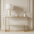 Beistelltisch Gold & Glas