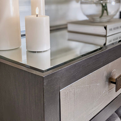 Konsole Silber & Bronze