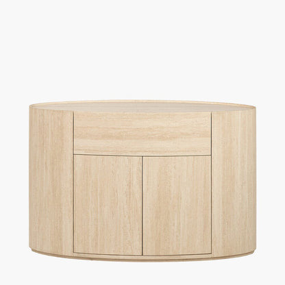 Sideboard mit 2 Türen in Travertin-Optik
