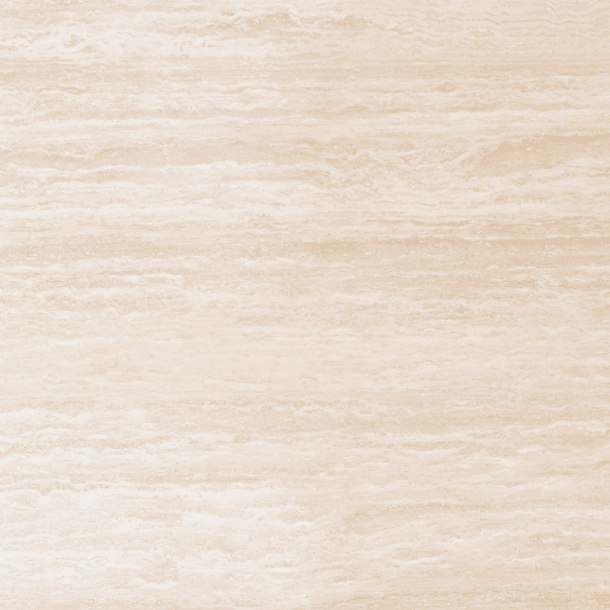 Tiefbrauner quadratischer Couchtisch mit Travertinplatte