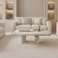 Couchtisch Marmor-Mokka