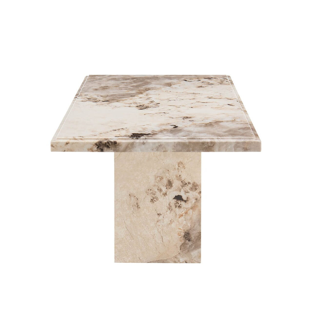 Couchtisch Marmor-Mokka