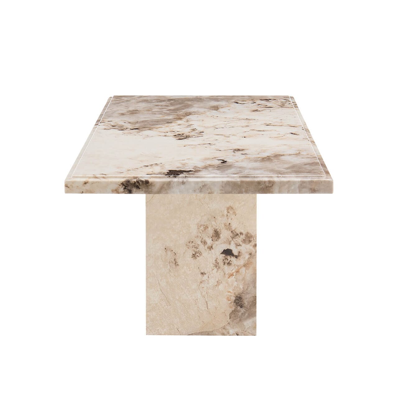 Couchtisch Marmor-Mokka