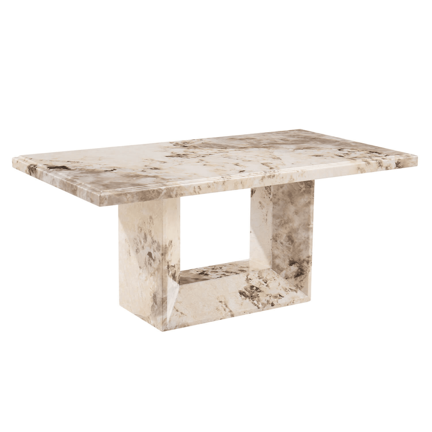 Couchtisch Marmor-Mokka