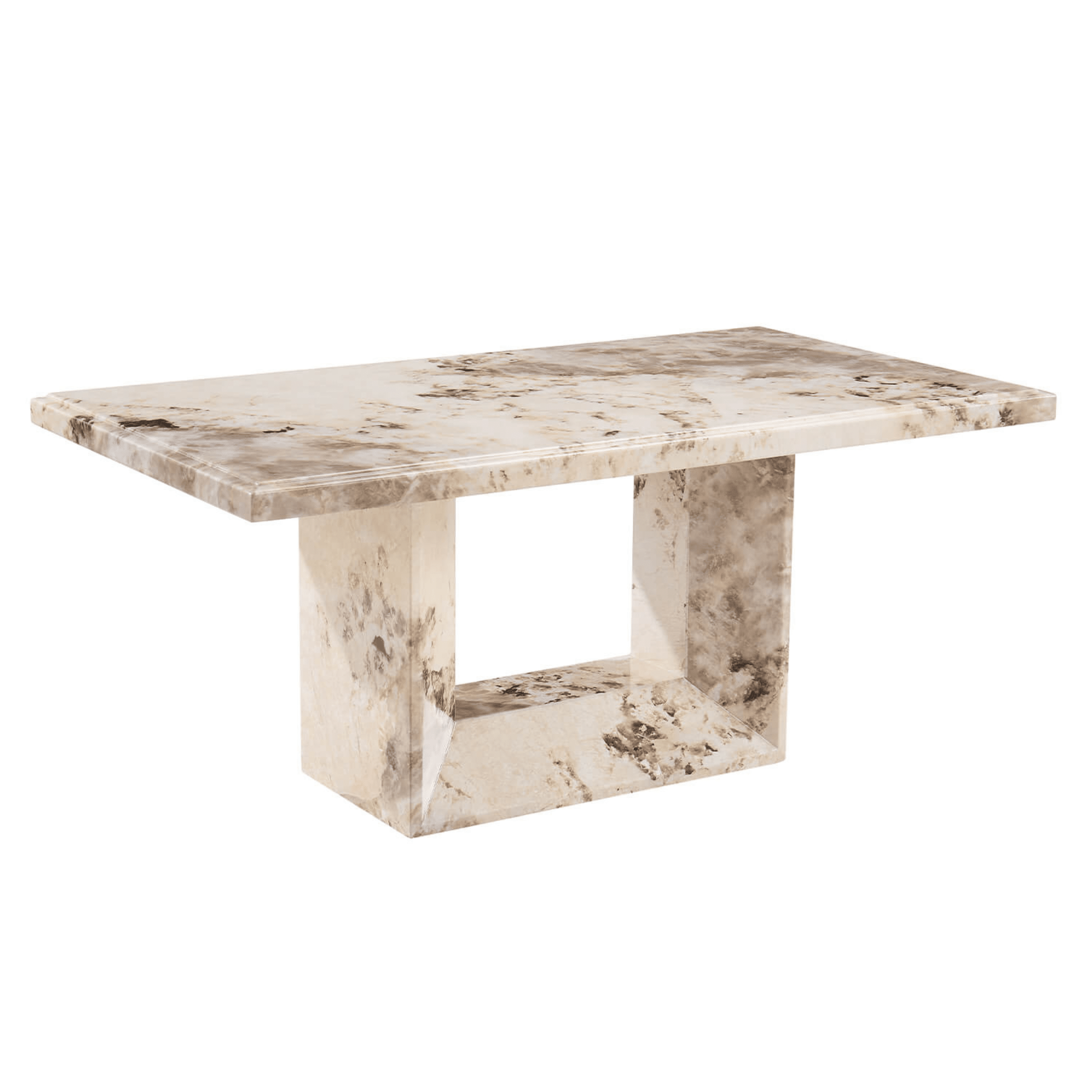 Couchtisch Marmor-Mokka