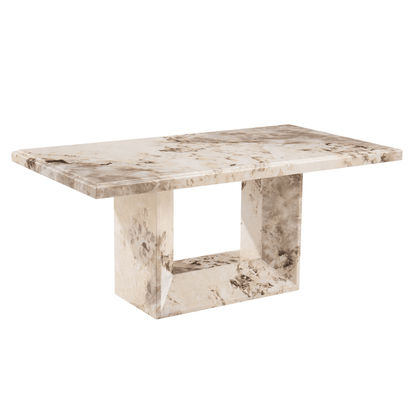 Couchtisch Marmor-Mokka