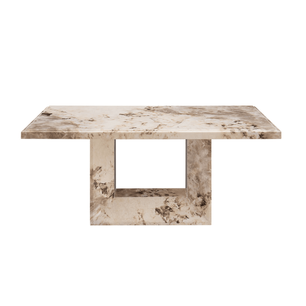 Couchtisch Marmor-Mokka