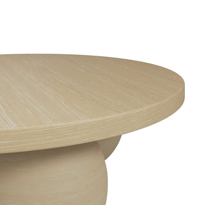 Matter Beiger Runder Couchtisch