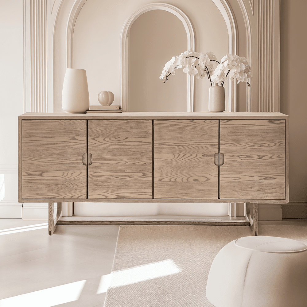 Sideboard aus Räuchereiche mit 4 Türen